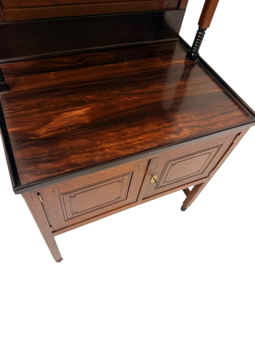 Arts & Crafts Cupboard by Jac. van den Bosch for 't Binnenhuis, 1900s